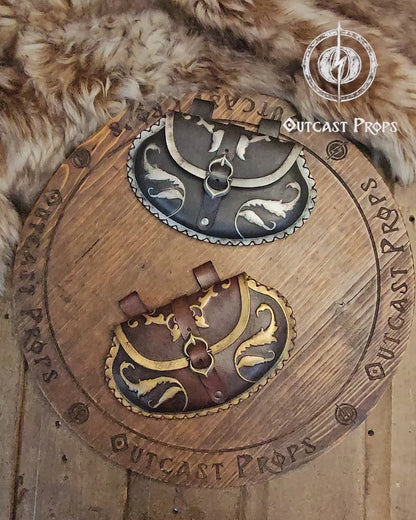 Leather Floral Pear Bag