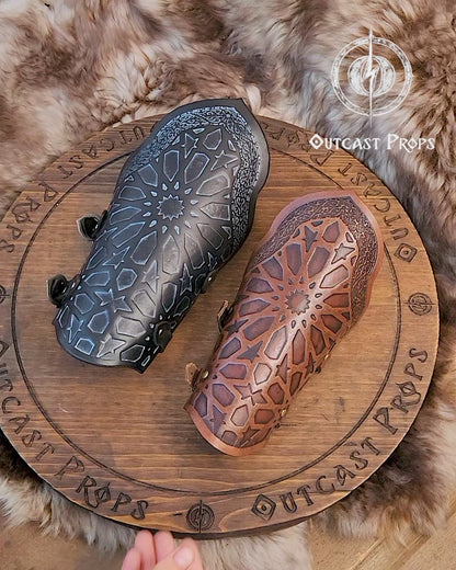 Alhambra Leather Bracers