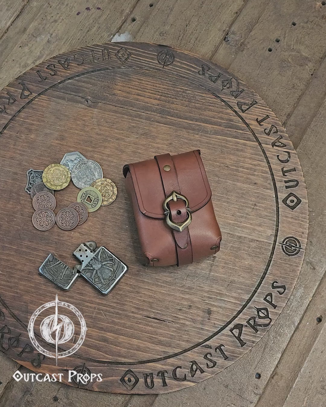 Tavern Small Leather Belt Pouch for Daily Wear LARP Renaissance Fair Viking Cosplay Medieval Accessory Steampunk Coin or Tobacco Pouch