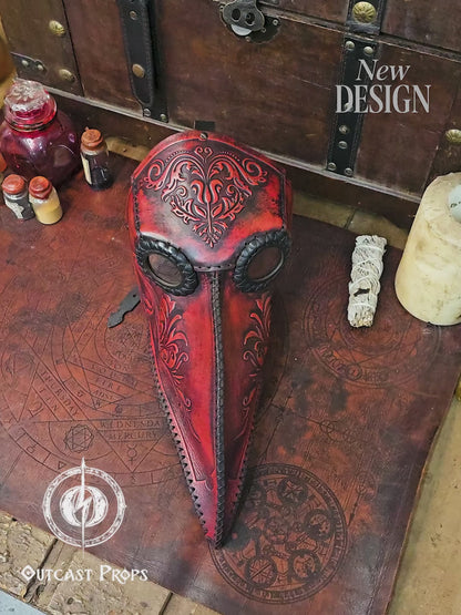 Doctor Plague Mask Floral