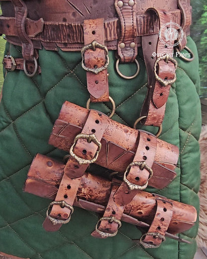 Barbarian Double Modular Belt Scabbard