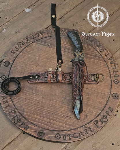 Leather Dagger Garter Holster
