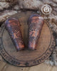 Yggdrasil Viking Leather Vambraces for LARP Cosplay Renaissance faire