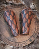 Falken leather bracers for noble costume LARP outfit medieval fantasy accessories for Ren Faire cosplay arm guards for knight character gear