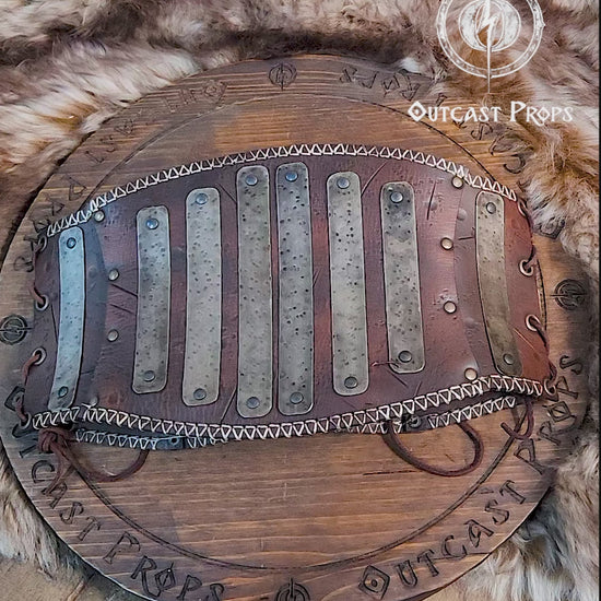 Barbarian Leather armor woman, larp armor woman  viking piece woman post apocalyptic cosplay