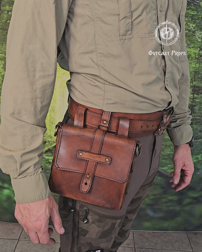 Bushcraft Leather Belt Pouch