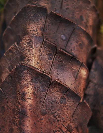 Dragon Scales Leather Greaves