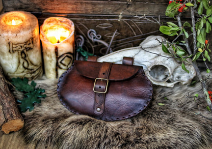 Leather Pear Bag