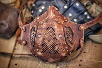 Rage Leather Face Mask