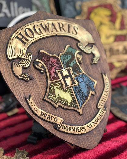 Hogwarts Wood Sign