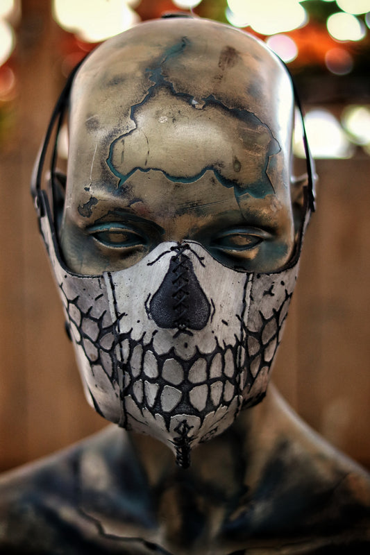 Leather Skull Face Mask