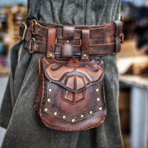 Leather Dwarf Face bag