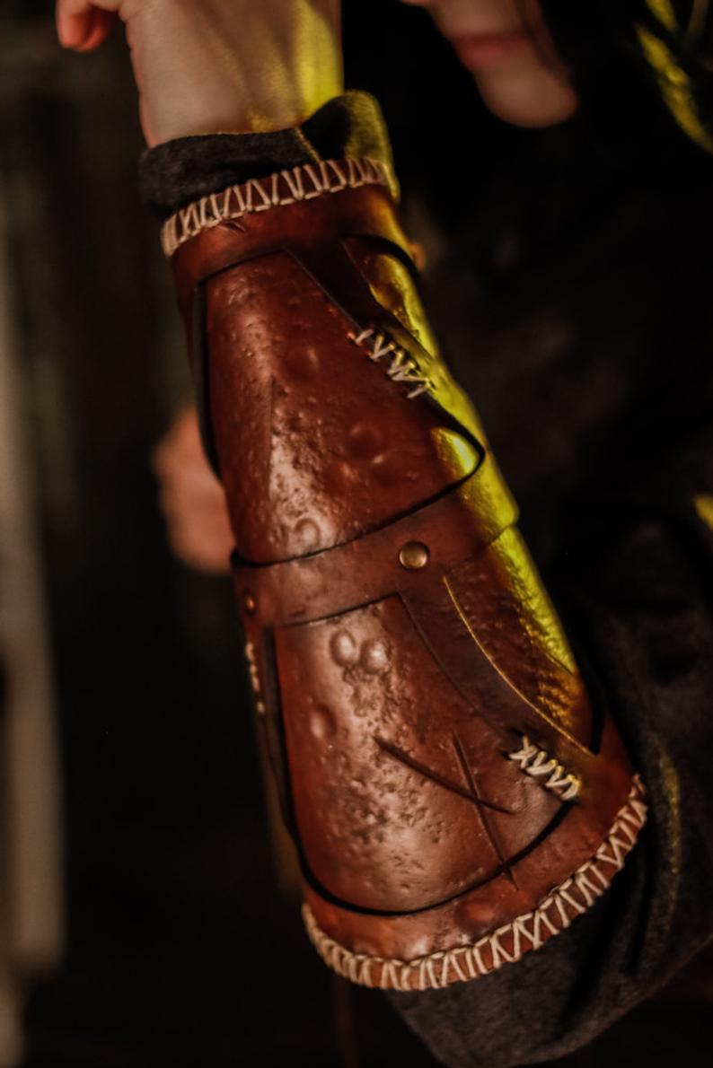 Barbarian Warrior Leather bracers