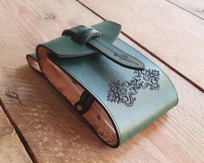 3 Vial Leather case
