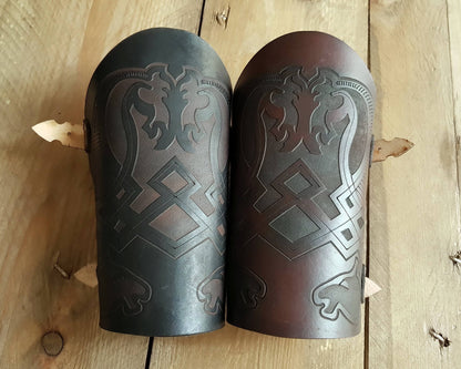 Rohirrim horses engraved Bracer.