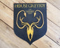 Greyjoy House, sigil of Game of Thrones. Wood Sign.