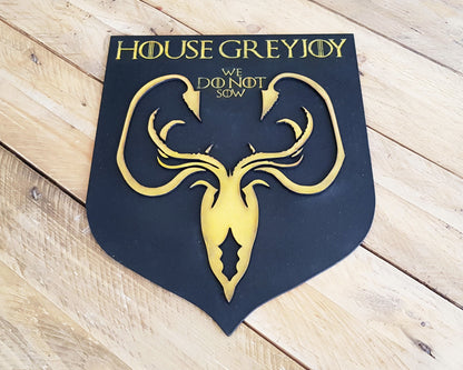 Greyjoy House, sigil of Game of Thrones. Wood Sign.