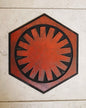 STAR WARS First Order logo. Wood Sign.