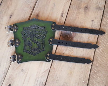 Slytherin Leather Bracer.