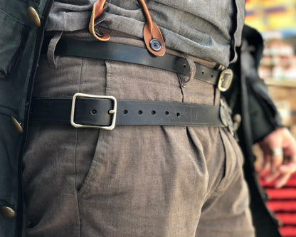 Wand leather Holster Belt.