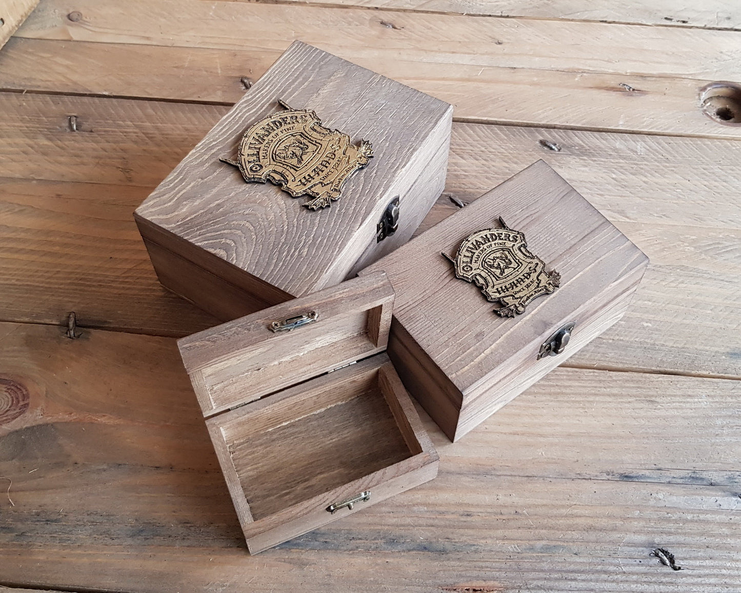 Wood Potions box OLLIVANDERS.