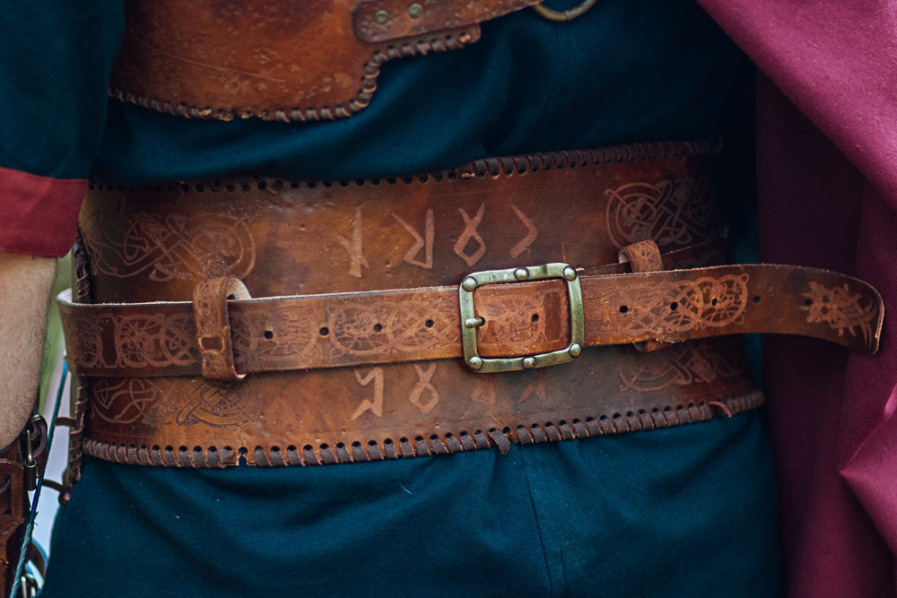 Viking Leather Belt.