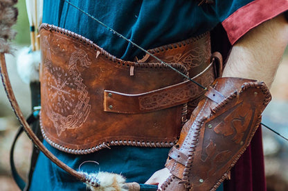 Viking Leather Belt.
